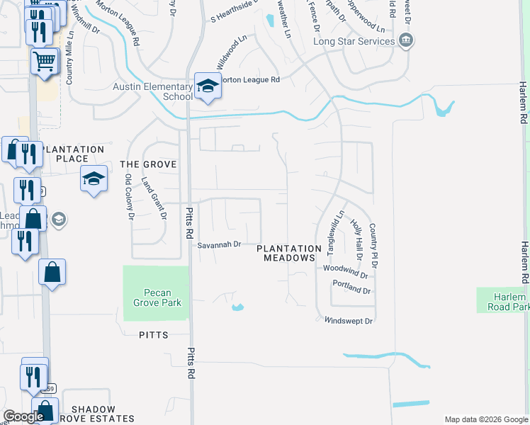 map of restaurants, bars, coffee shops, grocery stores, and more near 1131 Colonial Heights Drive in Richmond