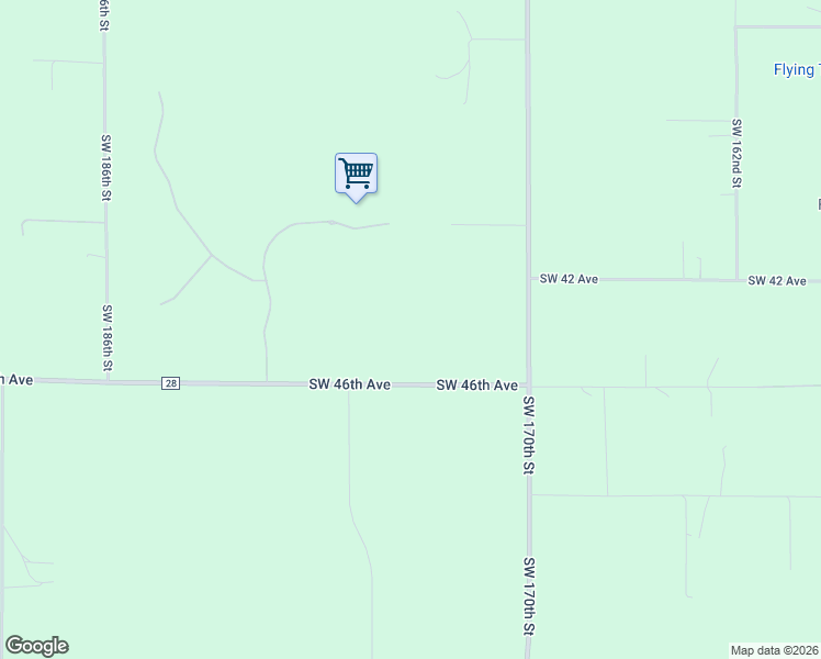 map of restaurants, bars, coffee shops, grocery stores, and more near 17406 Southwest 46th Avenue in Archer