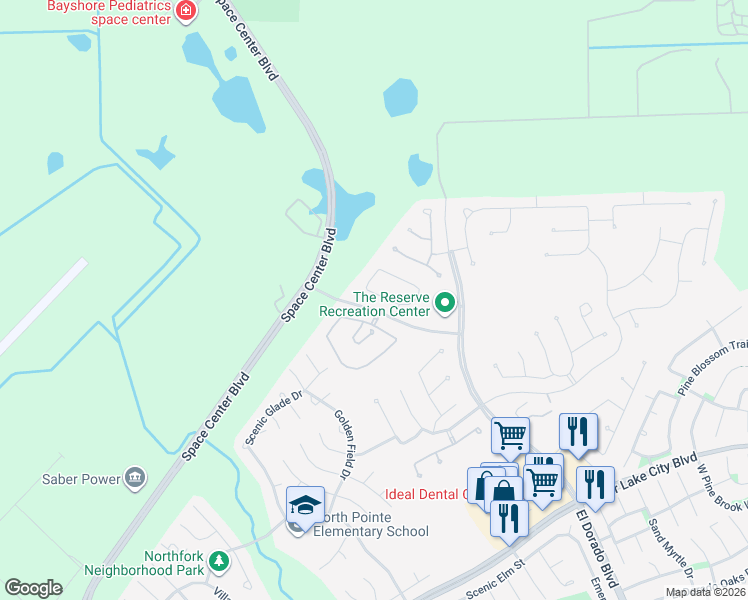 map of restaurants, bars, coffee shops, grocery stores, and more near 13203 Terania Cliff Trace in Houston