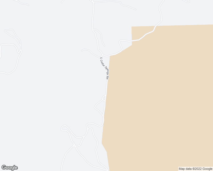 map of restaurants, bars, coffee shops, grocery stores, and more near E Cedar Springs Rd in Alpine