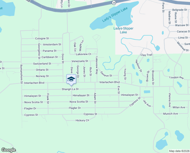 map of restaurants, bars, coffee shops, grocery stores, and more near in Putnam County