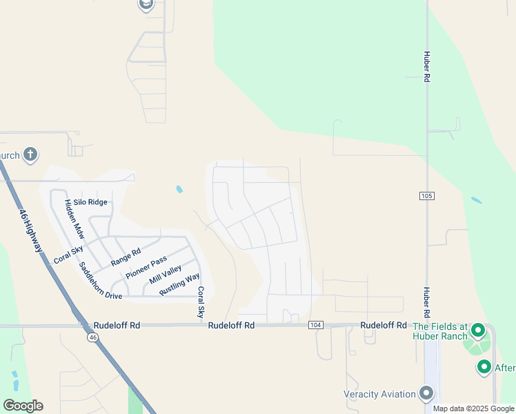 map of restaurants, bars, coffee shops, grocery stores, and more near Coral Way in New Berlin