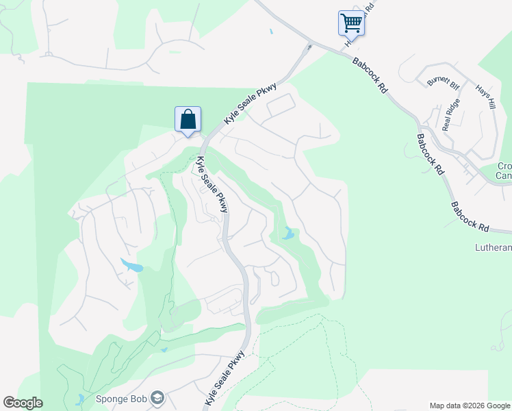 map of restaurants, bars, coffee shops, grocery stores, and more near 18002 Maui Sands in San Antonio