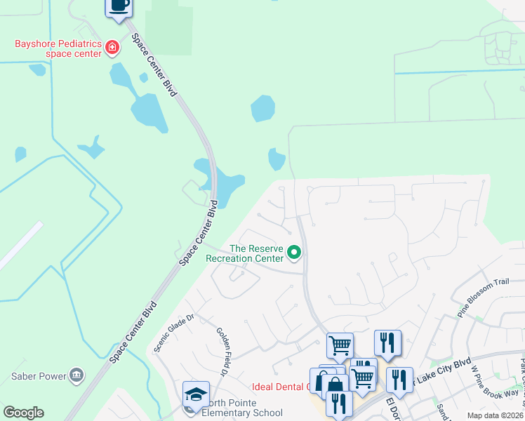 map of restaurants, bars, coffee shops, grocery stores, and more near 13221 Newcastle Creek Court in Houston