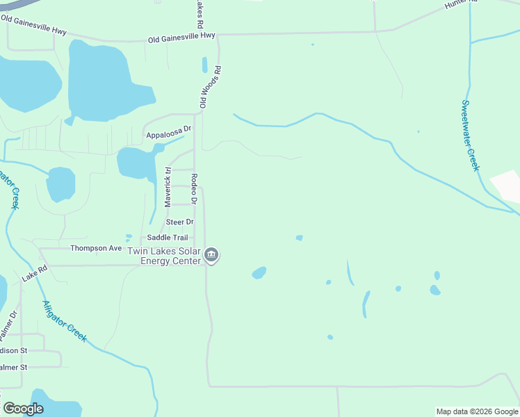 map of restaurants, bars, coffee shops, grocery stores, and more near 96 Bridle Way in Interlachen
