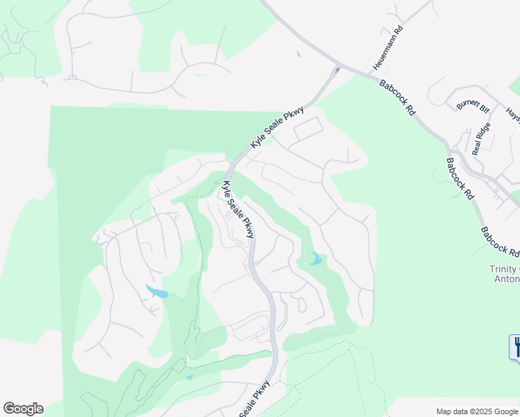 map of restaurants, bars, coffee shops, grocery stores, and more near 18050 Maui Sands in San Antonio