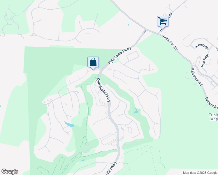 map of restaurants, bars, coffee shops, grocery stores, and more near 18050 Maui Sands in San Antonio
