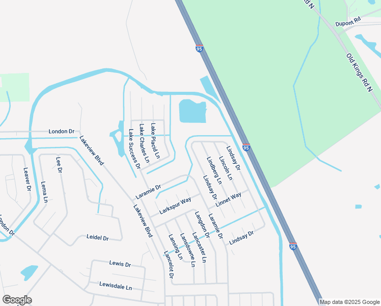 map of restaurants, bars, coffee shops, grocery stores, and more near 108 Lindsay Drive in Palm Coast