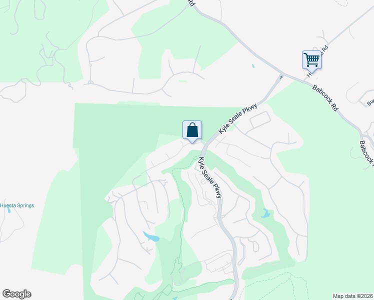 map of restaurants, bars, coffee shops, grocery stores, and more near 8214 Plum Valley Drive in San Antonio