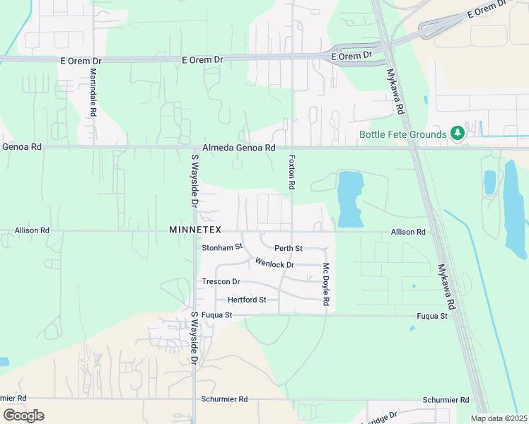 map of restaurants, bars, coffee shops, grocery stores, and more near 6113 Allison Road in Houston