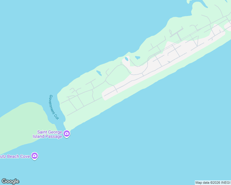 map of restaurants, bars, coffee shops, grocery stores, and more near 2260 Sailfish Drive in Saint George Island