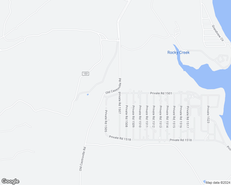 map of restaurants, bars, coffee shops, grocery stores, and more near 1508 Old Castroville Road in Bandera