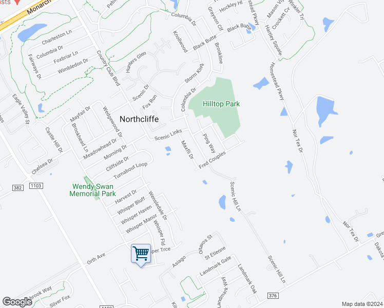 map of restaurants, bars, coffee shops, grocery stores, and more near 5749 Maxfli in Schertz