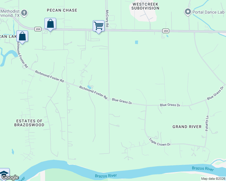 map of restaurants, bars, coffee shops, grocery stores, and more near 1810 McCrary Road in Richmond