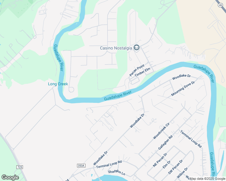map of restaurants, bars, coffee shops, grocery stores, and more near 291 Waltons Way in Seguin