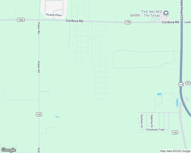 map of restaurants, bars, coffee shops, grocery stores, and more near 2873 Quail Crossing in Seguin