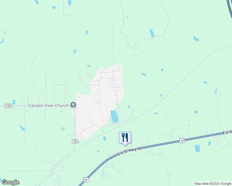 map of restaurants, bars, coffee shops, grocery stores, and more near 480 Hurst Lane in Seguin