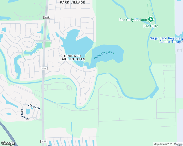 map of restaurants, bars, coffee shops, grocery stores, and more near 13403 Misty Orchard Lane in Sugar Land
