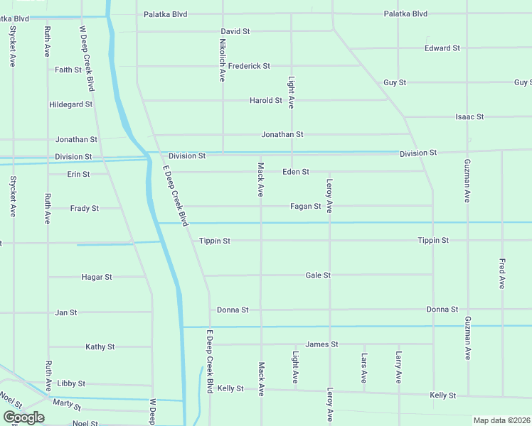 map of restaurants, bars, coffee shops, grocery stores, and more near Mack Avenue in Hastings