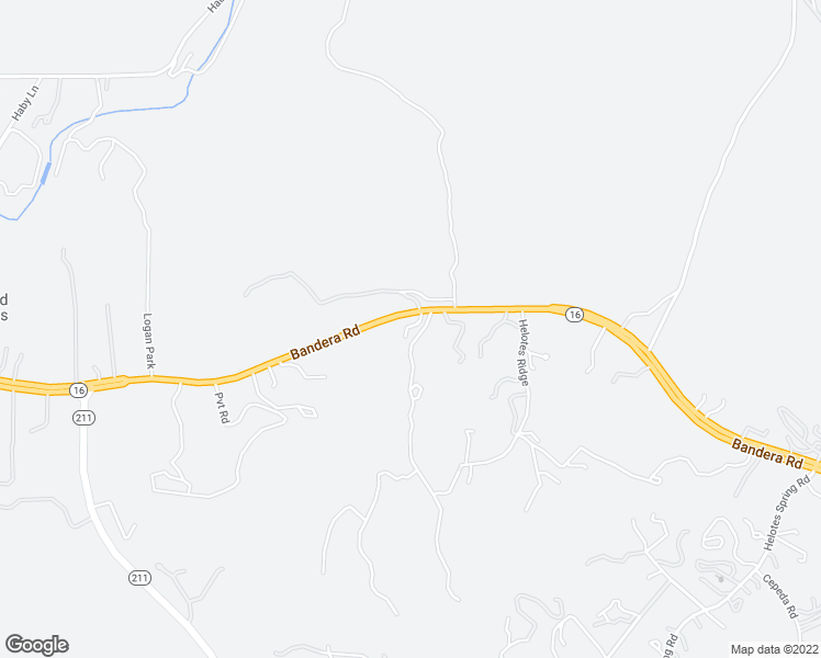 map of restaurants, bars, coffee shops, grocery stores, and more near 18973 Bandera Road in Helotes