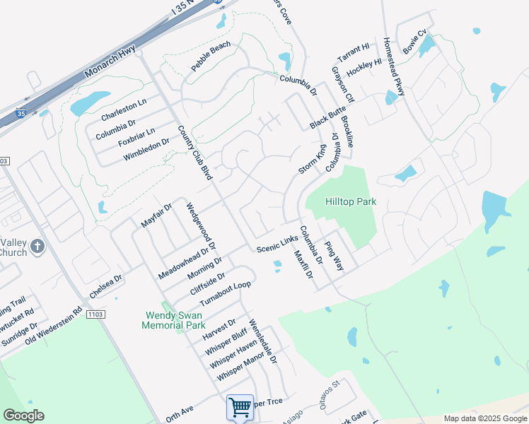 map of restaurants, bars, coffee shops, grocery stores, and more near 3601 Storm Ridge in Schertz