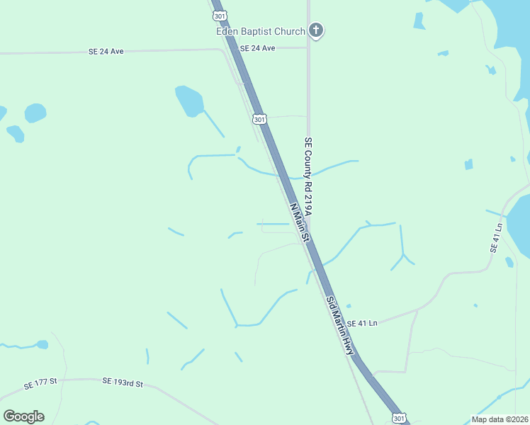 map of restaurants, bars, coffee shops, grocery stores, and more near 3614 U.S. 301 in Hawthorne