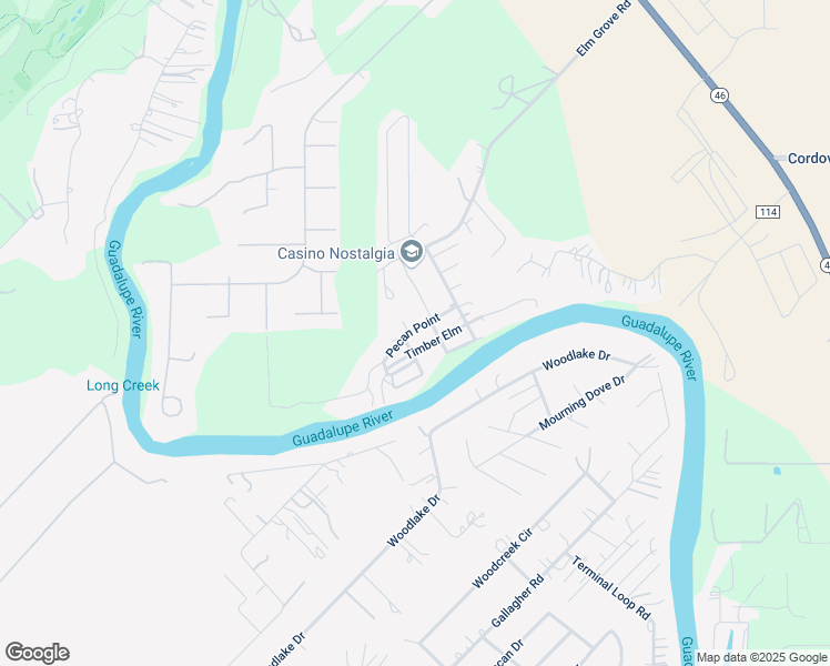 map of restaurants, bars, coffee shops, grocery stores, and more near 1031 Pecan Point in Seguin