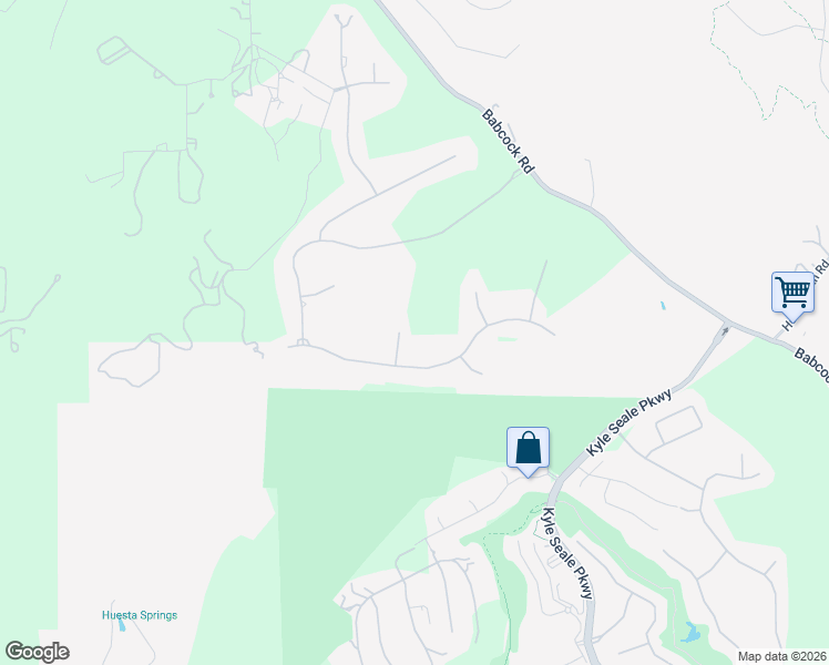 map of restaurants, bars, coffee shops, grocery stores, and more near 19323 Terra Brook in San Antonio