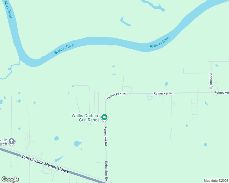 map of restaurants, bars, coffee shops, grocery stores, and more near 11906 Reinecker Road in Wallis