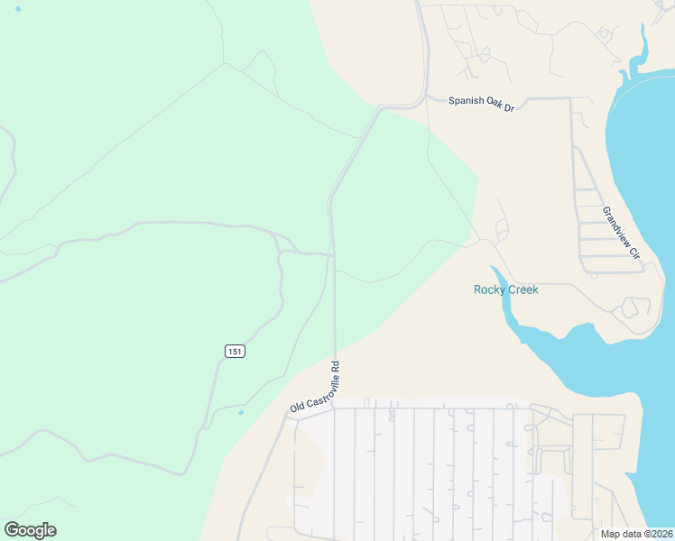map of restaurants, bars, coffee shops, grocery stores, and more near 1515 Old Castroville Road in Bandera