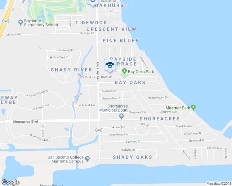 map of restaurants, bars, coffee shops, grocery stores, and more near 611 Fairfield Avenue in Harris County