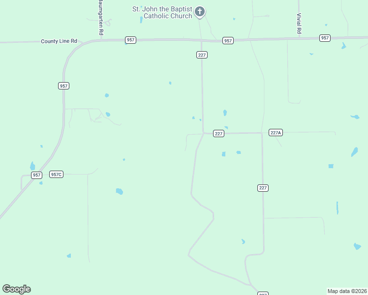 map of restaurants, bars, coffee shops, grocery stores, and more near 1578 County Road 227 in Schulenburg
