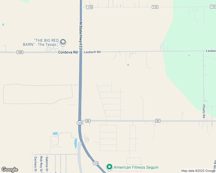 map of restaurants, bars, coffee shops, grocery stores, and more near 4209 Texas 123 in Seguin