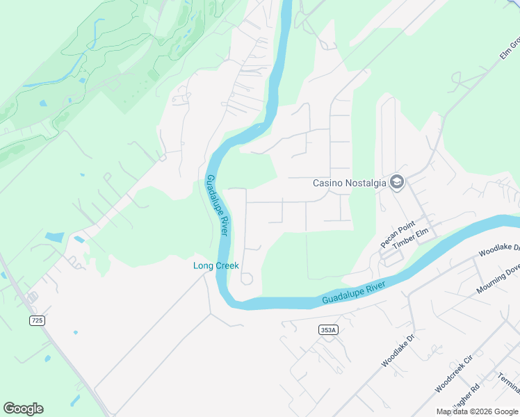 map of restaurants, bars, coffee shops, grocery stores, and more near 108 Bosque in Seguin