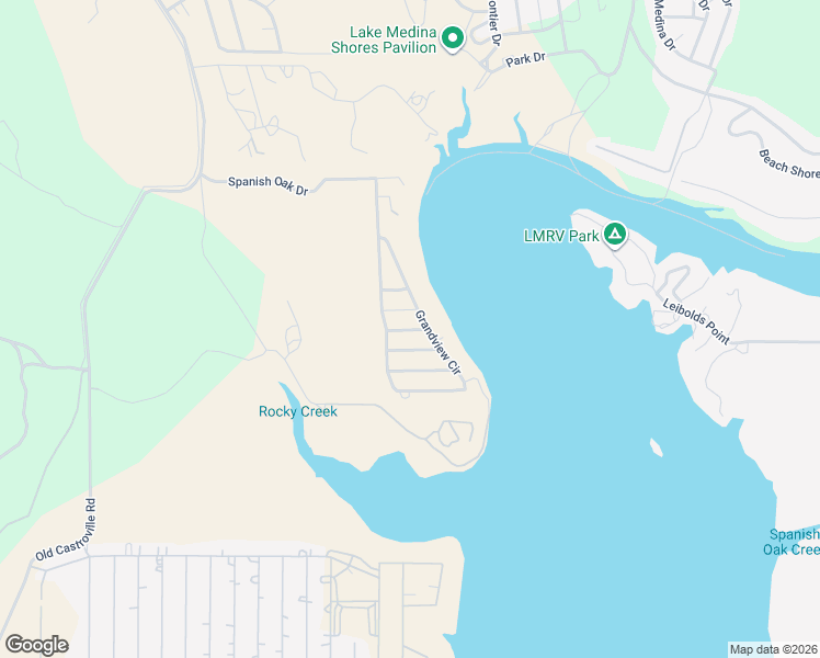 map of restaurants, bars, coffee shops, grocery stores, and more near 145 Liebold Drive in Bandera