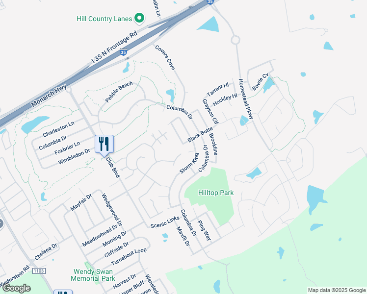 map of restaurants, bars, coffee shops, grocery stores, and more near 3801 Smokey Pointe in Schertz