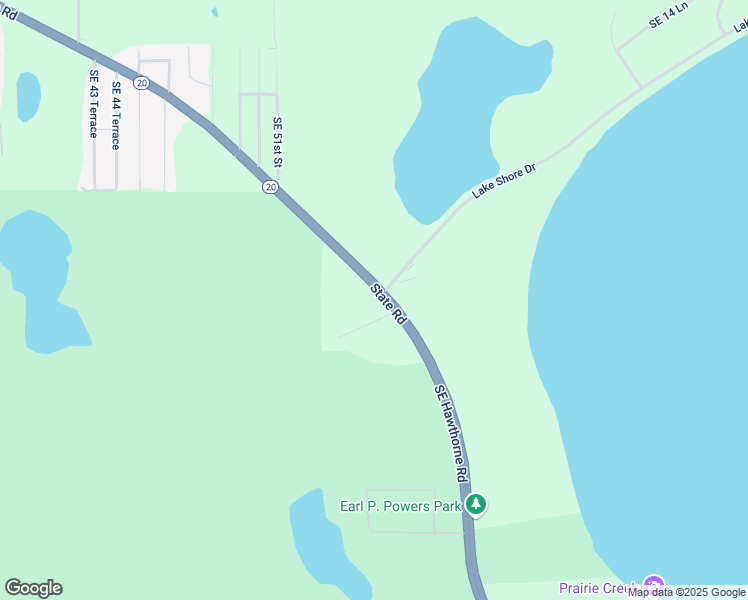 map of restaurants, bars, coffee shops, grocery stores, and more near 5505 Southeast Hawthorne Road in Gainesville