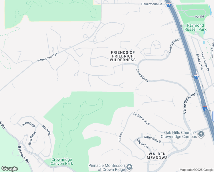 map of restaurants, bars, coffee shops, grocery stores, and more near 7142 Bella Rose in San Antonio