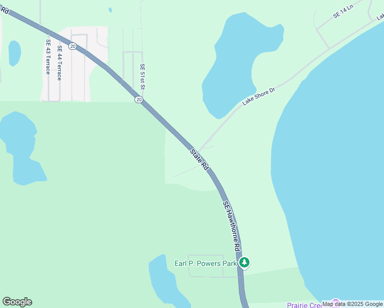 map of restaurants, bars, coffee shops, grocery stores, and more near 5505 Southeast Hawthorne Road in Gainesville