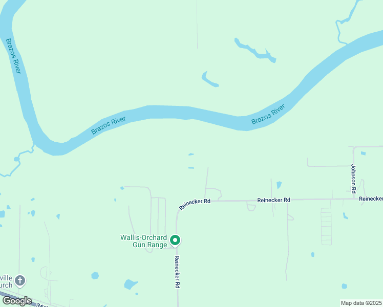 map of restaurants, bars, coffee shops, grocery stores, and more near Reinecke Road in Wallis