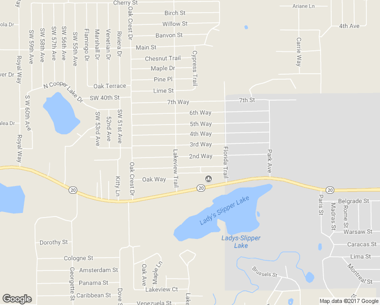 map of restaurants, bars, coffee shops, grocery stores, and more near 240 2nd Way in Interlachen