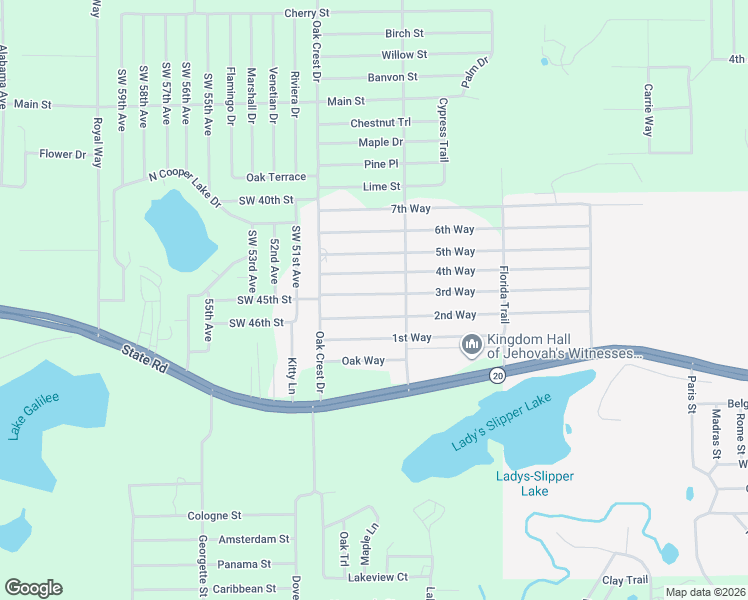 map of restaurants, bars, coffee shops, grocery stores, and more near 324 2nd Way in Interlachen