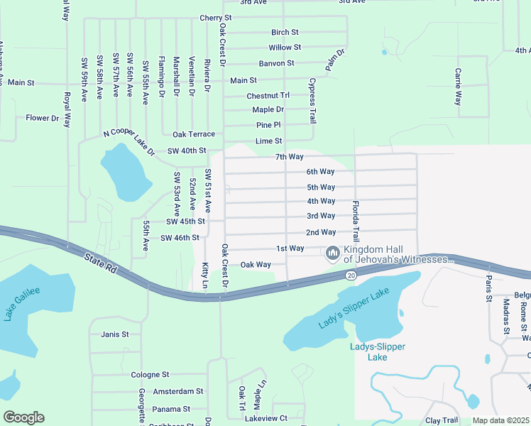 map of restaurants, bars, coffee shops, grocery stores, and more near 322 4th Way in Interlachen