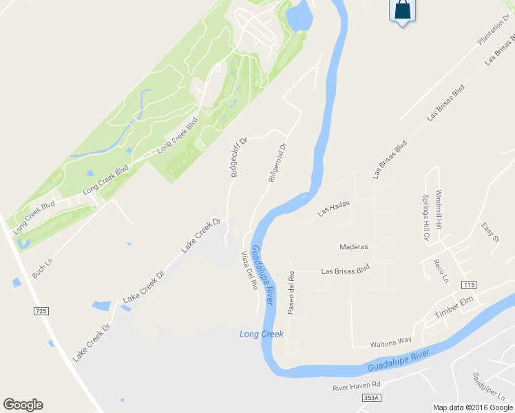 map of restaurants, bars, coffee shops, grocery stores, and more near 691 Ridgeroad Dr in New Braunfels