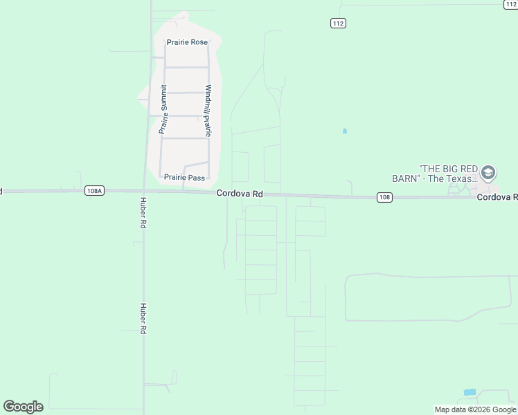 map of restaurants, bars, coffee shops, grocery stores, and more near 1313 County Road 108A in Seguin