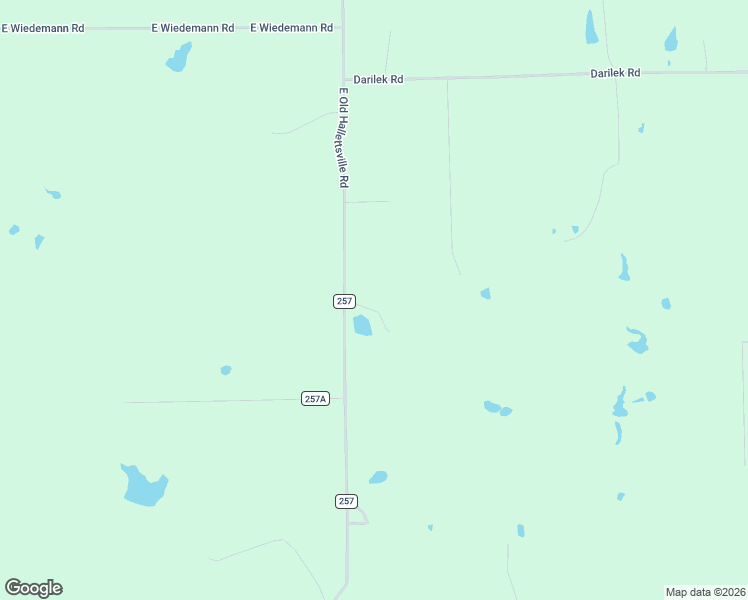 map of restaurants, bars, coffee shops, grocery stores, and more near 1111 County Road 257 in Moulton