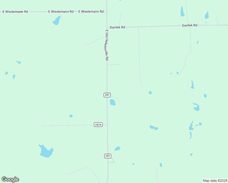 map of restaurants, bars, coffee shops, grocery stores, and more near 1111 County Road 257 in Moulton