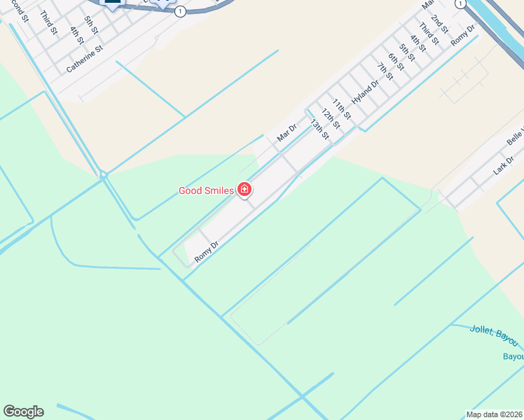 map of restaurants, bars, coffee shops, grocery stores, and more near 1701-1763 Romy Drive in Lockport