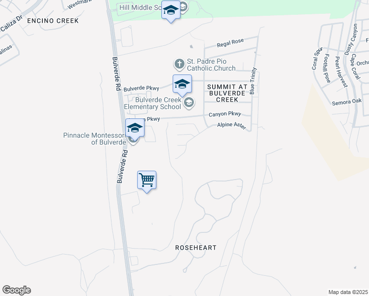 map of restaurants, bars, coffee shops, grocery stores, and more near 3723 Cascade Cove in San Antonio