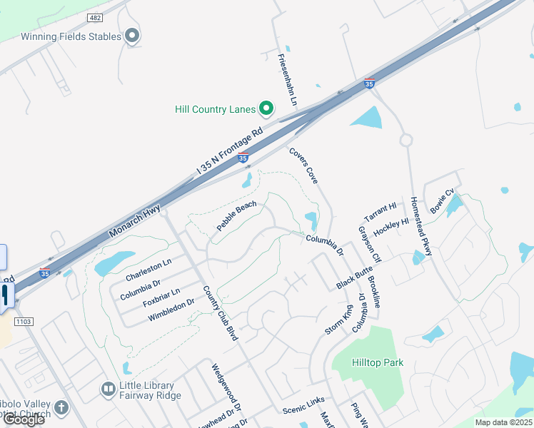 map of restaurants, bars, coffee shops, grocery stores, and more near 3779 Columbia Drive in Cibolo